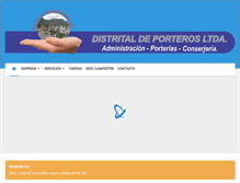 Tablet Screenshot of distritaldeporterosbogota.com